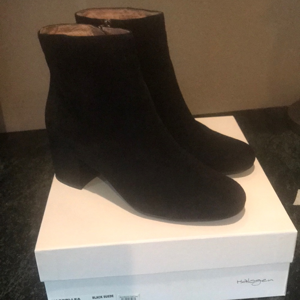 Halogen black bootie
